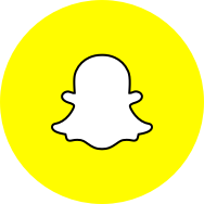 Floating Snapchat icon