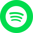 Floating Spotify icon